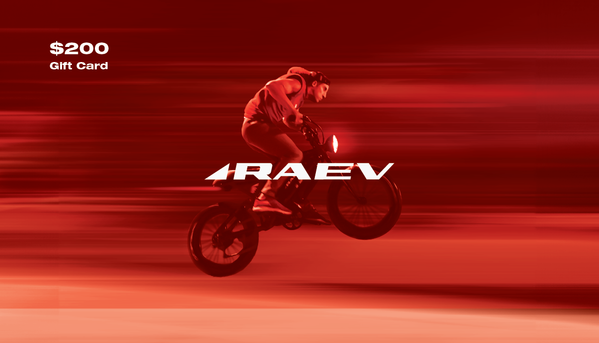 RAEV Bikes $200 gift card